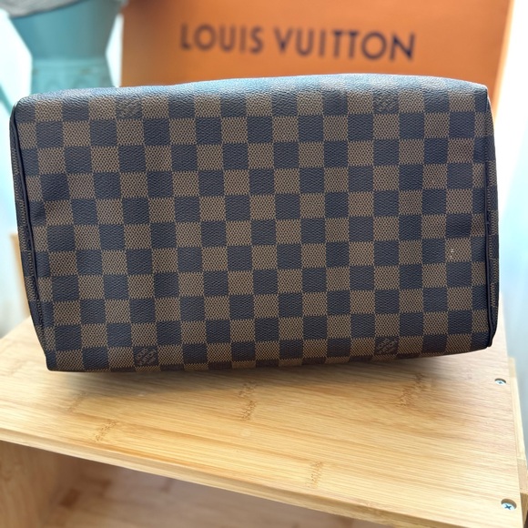 Louis Vuitton Speedy 30 Damier Ebene Satchel Bag - Picture 6 of 17
